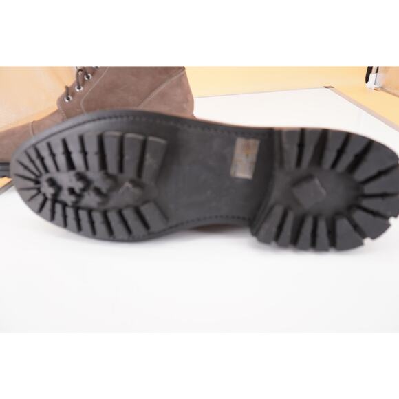 Allen Edmonds Briggs Suede Hiking Boots Size 13 New Grey Military $475 Lug